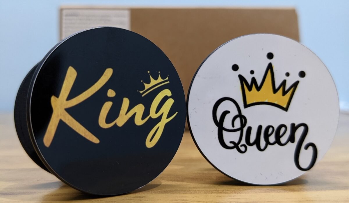 Popsocket for Couples King and Queen